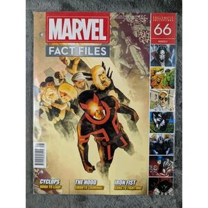 Marvel Fact Files #66 (Eaglemoss, 2010s) Cyclops, Iron‎ Fist, Red Hood Profiles